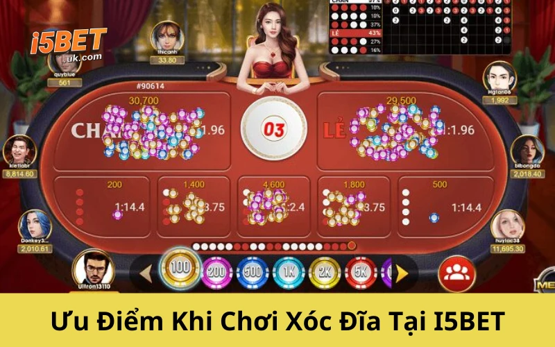 Ưu Điểm Khi Chơi Xóc Đĩa Tại I5BET